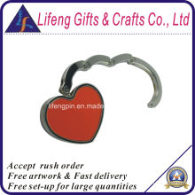 Высокое качество пользовательских логотипа сердце формы сумки кошелек вешалка